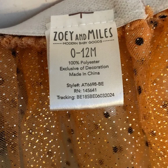 Zoey and Miles Halloween headband and tutu set - Picture 11 of 11